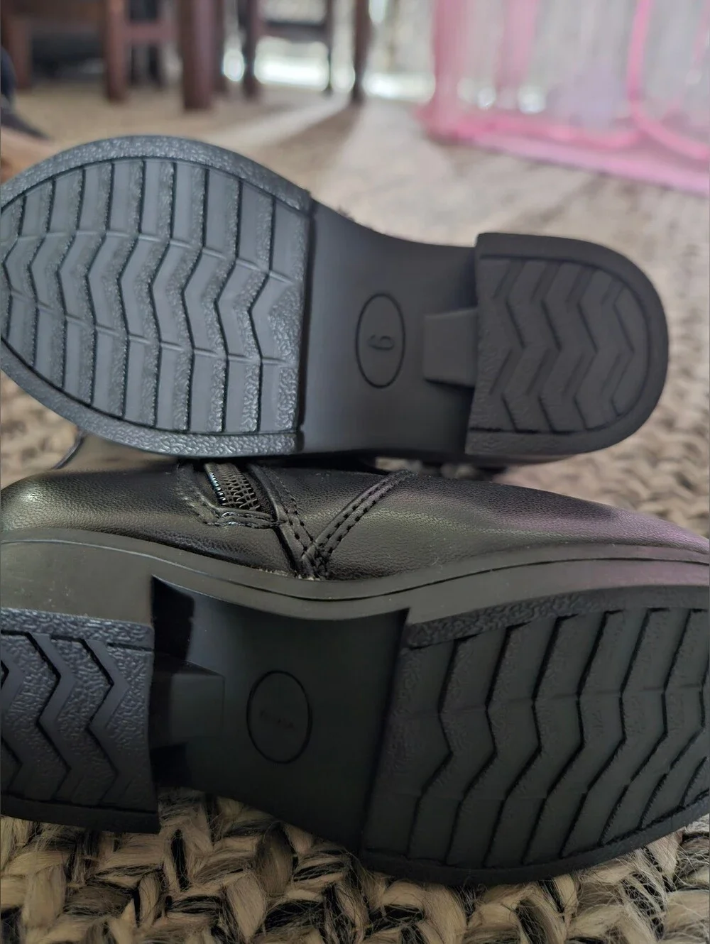 Toddler Black Bow Ankle Boots - Size 6toddler
